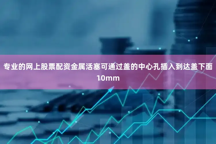专业的网上股票配资金属活塞可通过盖的中心孔插入到达盖下面10mm