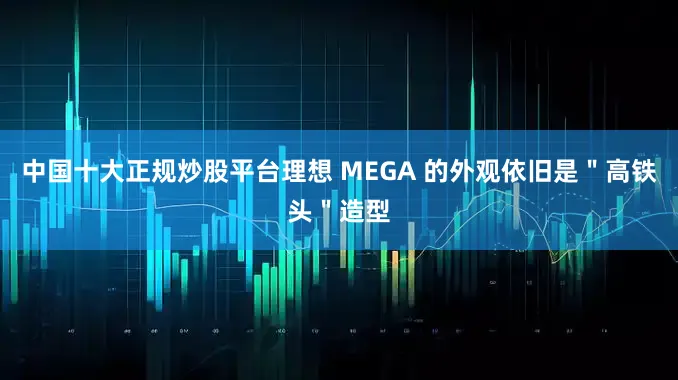 中国十大正规炒股平台理想 MEGA 的外观依旧是＂高铁头＂造型