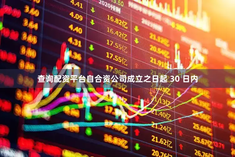 查询配资平台自合资公司成立之日起 30 日内