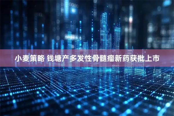 小麦策略 钱塘产多发性骨髓瘤新药获批上市